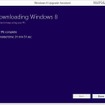 Windows 8 Upgrade Assistantによるアップグレードの操作画面