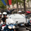 フランス新大統領、フランソワ・オランド氏の就任パレードの様子