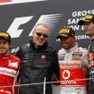 2011年F1ドイツGP表彰台