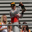 優勝したマクラーレンのジェンソン・バトン（2012年ベルギーGP）