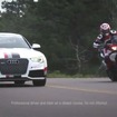 パイクスピークを駆け上がるアウディRS5とドゥカティ マルチストラーダ1200S