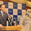 日本ミシュランタイヤ代表取締役社長のベルナール・デルマス氏