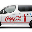 日産・『e-NV200』（コカ・コーラ　セントラル ジャパン用モニター車）