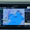 カロッツェリア 楽ナビ AVIC-MRZ009　目的地設定時のルート表示。混雑する箇所がオレンジや赤で表示される。もはやおなじみの機能だ
