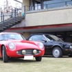 OSCA・1600GTS（左）とマセラティ・スパイダーザガート（右）