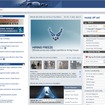 アメリカ空軍・オフィシャル・ウェブサイト（キャプチャ画像）