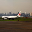 羽田空港　日本航空　ボーイング767