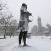 ニューヨーク、ニューイングランドを襲った猛吹雪