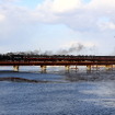 JR北海道 釧網線 釧路川鉄橋 「SL冬の湿原号」（2013年2月）