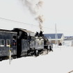JR北海道 釧網線 標茶駅 「SL冬の湿原号」（2013年2月）