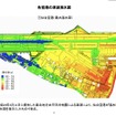 仙台空港が浸水した状況を再現したもの