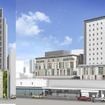 新たに建設される京急川崎駅ビルのイメージ。