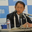 自工会豊田章男会長定例会見