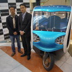 テラモーターズ、新興国向けEV3輪タクシーを公開…年間1万台規模で量産へ