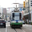 「福井駅前マラソン」で一部運休する福井鉄道福武線の市役所前～福井駅前間。