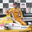 今季初優勝のライアン・ハンターレイ。写真：Indycar