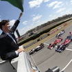 2013年インディカー・シリーズ第2戦アラバマの決勝レースシーン。写真：Indycar