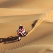 砂漠でのCRF450 RALLY
