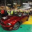 米ミシガン州フラットロック工場での累計生産台数が100万台に到達したフォードマスタング