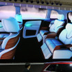 飛行機のビジネスクラスシートをイメージしたという『Concept M』の車内イメージ