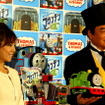 「きかんしゃトーマス ブルーマウンテンの謎」公開イベントでの高橋英樹さんと高橋真麻さん