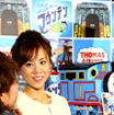 「きかんしゃトーマス ブルーマウンテンの謎」公開イベントでの高橋英樹さんと高橋真麻さん