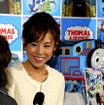 「きかんしゃトーマス ブルーマウンテンの謎」公開イベントでの高橋英樹さんと高橋真麻さん