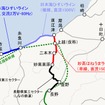 えちごトキめき鉄道は信越本線（妙高はねうまライン）長野県境～妙高高原～直江津間と北陸本線（日本海ひすいライン）富山県境～市振～直江津間の経営を引き継ぐ。