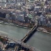 東京スカイツリーから浅草駅方を見下ろす