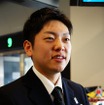当日の客室乗務員を代表し、信濃良さんがコメント。元々は事務職として入社したという。