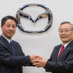 マツダ 社長交代発表会