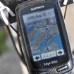ガーミン『Edge 800J』中間休憩ポイントでの走行ログ確認