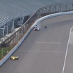 INDYが公開したクラッシュ時の動画キャプチャ