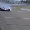 INDYが公開したクラッシュ時の動画キャプチャ