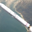 イプシロンロケットの飛翔イメージCG。