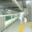 奥津軽駅ホームのイメージ。