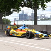 レース1を制したコンウェイ。写真：IndyCar