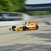 レース1決勝で2位のライアン・ハンターレイ。写真：IndyCar