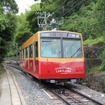 京阪電鉄が運営している男山ケーブル。石清水八幡宮のアクセス路線となっている。