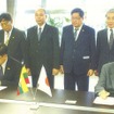 太田国土交通大臣、ミャンマー連邦共和国政府のゼーヤー・アウン鉄道運輸大臣との間で、陸上輸送分野での協力覚書を調印