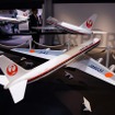 JALの歴史を作り上げた航空機の模型を展示。