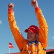 3年目で初優勝、チャーリー・キンボール。写真：IndyCar