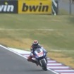 MotoGP第11戦の予選（動画キャプチャ）