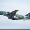 カタール航空A380の初飛行