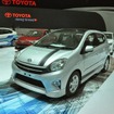 ジャカルタモーターショーには各メーカーとも小型車を出展