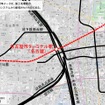 名古屋市ターミナル駅は名古屋駅の地下に設置。その先も異常時等への対応を考慮した引上線が伸びる。