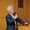 2013年9月、都内で講演するJAXA奥村直樹理事長