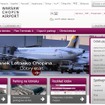 ワルシャワ・フレデリック・ショパン空港webサイト