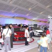 ファミリー層の来場者がとくに目立ったKIAの展示会場