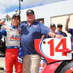 ヒューストンのレース1でポールを獲得した佐藤琢磨。写真：IndyCar
